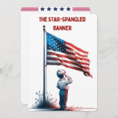 アメリカ国歌LYRICS (正面/裏面)