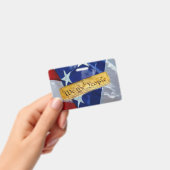 アメリカ国民の旗 バッジ (手持ち)