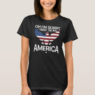 アメリカ国民考えの日ですまない Tシャツ