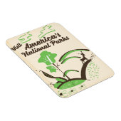 アメリカ国立公園のヴィンテージのポスターを訪れる マグネット (右側)