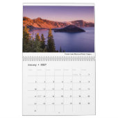 アメリカ国立公園 カレンダー (1月 2027)