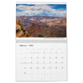 アメリカ国立公園 カレンダー (2月 2027)