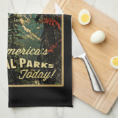 アメリカ国立公園 キッチンタオル (四つ折り)