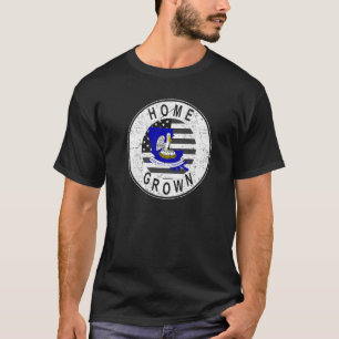 アメリカ国誇りを持った旗アメリカ合衆国ホームグロウンルイジアナ Tシャツ