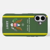 アメリカ国防の紋章 - 名前をパーソナライズ Case-Mate iPhoneケース (裏面 (横))