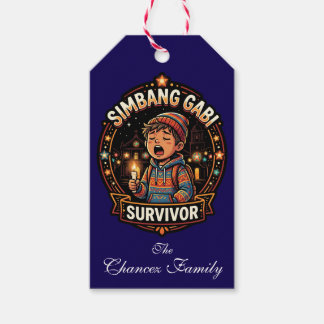 アメリカ在住フィリピン人のクリスマス Simbang Gabi Survivor ギフトタグ