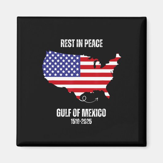 アメリカ地図メキシコ湾大統領アメリカの湾 マグネット (正面)