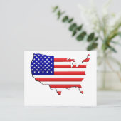 アメリカ地図 ポストカード (スタンド正面)