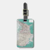 アメリカ地図 ラゲッジタグ (正面縦)