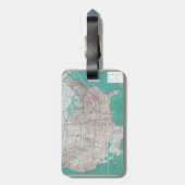 アメリカ地図 ラゲッジタグ (裏面縦)