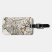 アメリカ地図， 1809 ラゲッジタグ (正面横)