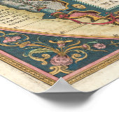 アメリカ地図Ortelius Steaterrum 1570ポスター ポスター (角)