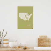 アメリカ多文化 ポスター (キッチン)