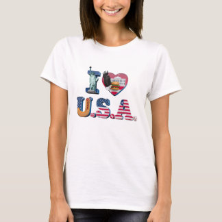 🇺🇸「アメリカ大好き」愛国的Tシャツ❤️👕 Tシャツ