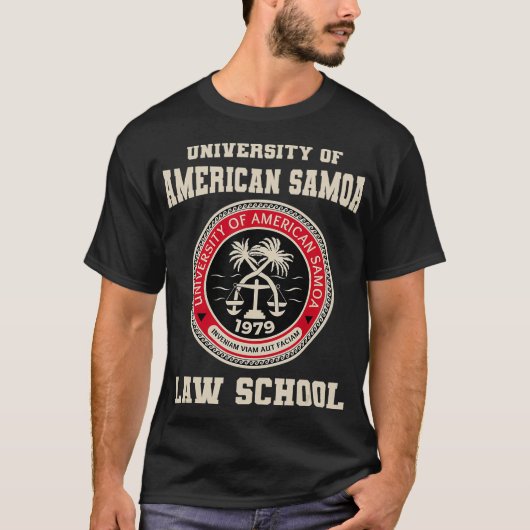 アメリカ大学サモア法律学校_1 Tシャツ (正面)