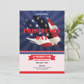 アメリカ大統領の日 フライヤーテンプレート 招待状 (スタンド正面)