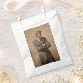 アメリカ大統領ジョン・ケネディの肖像画 フェイバーバッグ (クリップ留めされた状態)