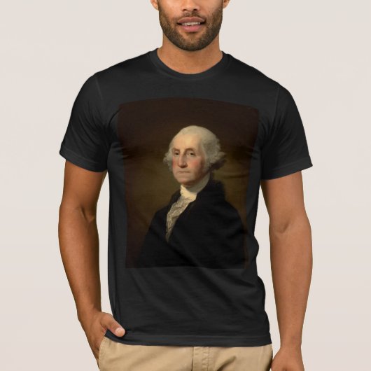 アメリカ大統領ジョージ・ワシントン、スチュアート Tシャツ (正面)