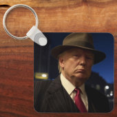 アメリカ大統領ドナルド・トランプ ゴッドファーザー キーホルダー (正面)