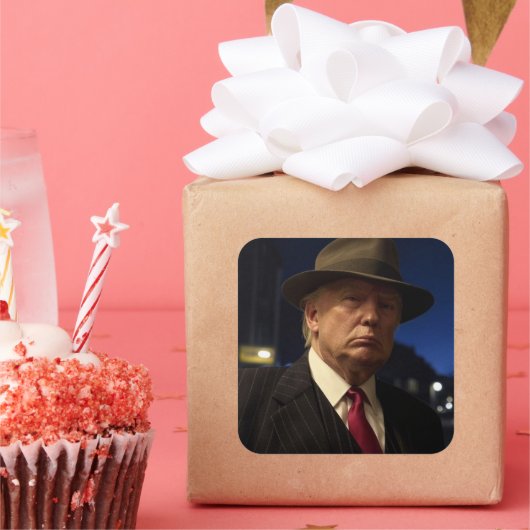 アメリカ大統領ドナルド・トランプ　ゴッドファーザー スクエアシール (パーティー)
