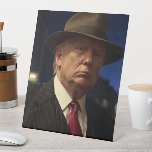 アメリカ大統領ドナルド・トランプ ゴッドファーザー 台座サイン (インサイチュ)