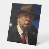 アメリカ大統領ドナルド・トランプ ゴッドファーザー 台座サイン (正面)