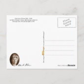 アメリカ大統領夫人、エレン・ウィルソン ポストカード (裏面)