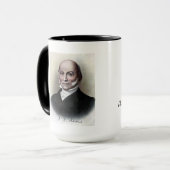 アメリカ大統領記念品マグカップ – John Quincy Adams マグカップ (正面左)