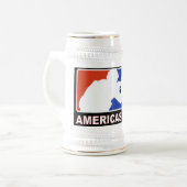 アメリカ大陸のチーム ビールジョッキ (正面左)