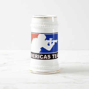 アメリカ大陸のチーム ビールジョッキ