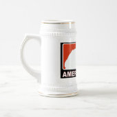 アメリカ大陸のチーム ビールジョッキ (左)