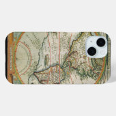 アメリカ大陸の古地図、テオドール・ド・ブリの世界地図 Case-Mate iPhoneケース (裏面 (横))