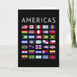 アメリカ大陸の国旗 アメリカの国旗 カード
