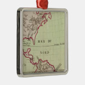 アメリカ大陸の川そして山 メタルオーナメント (右)