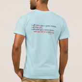 アメリカ大陸のTシャツの皇后 Tシャツ (裏面)