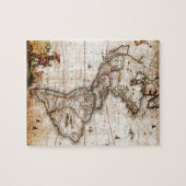 アメリカ大陸古地図 ジグソーパズル (横)