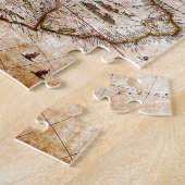 アメリカ大陸古地図 ジグソーパズル (側面)