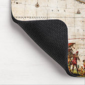 アメリカ大陸古地図 マウスパッド (コーナー)