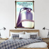 アメリカ大陸横断鉄道。 キャンバスプリント (インサイチュ (寝室))