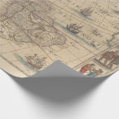 アメリカ大陸歴史地図 ラッピングペーパー (角)