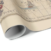 アメリカ大陸歴史地図 ラッピングペーパー (ロールコーナー)