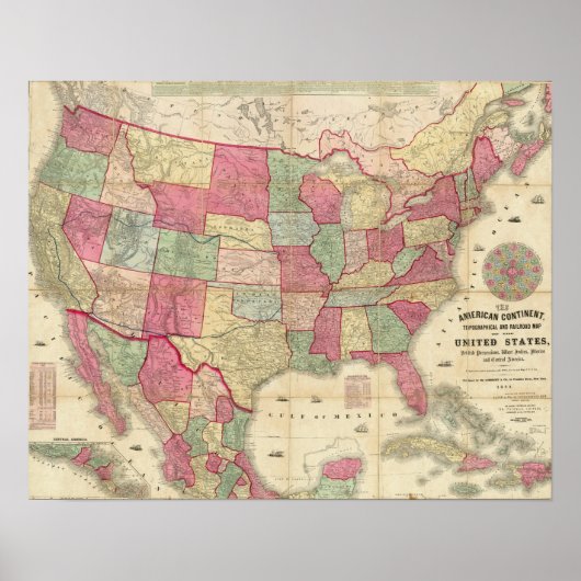 アメリカ大陸統一された州 ポスター (正面)