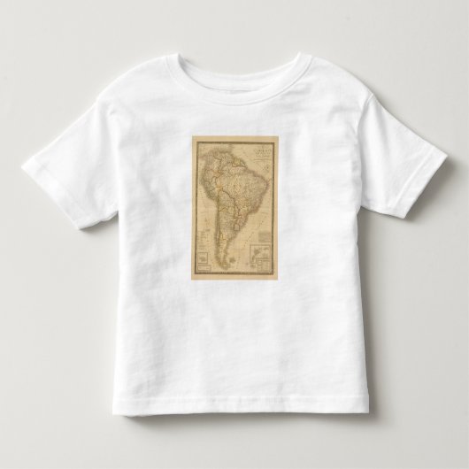 アメリカ大陸 トドラーTシャツ (正面)