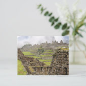 アメリカ大陸、ペルー、Machu PIcchu。古代の ポストカード (スタンド正面)