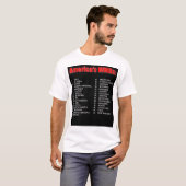 アメリカ大陸WMDs Tシャツ (正面フル)