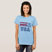 アメリカ女子サッカーチームTシャツ Tシャツ (正面フル)
