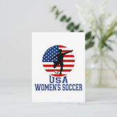 アメリカ女性サッカー ポストカード (スタンド正面)