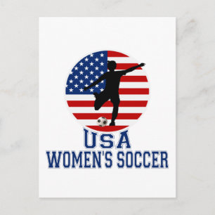 アメリカ女性サッカー ポストカード