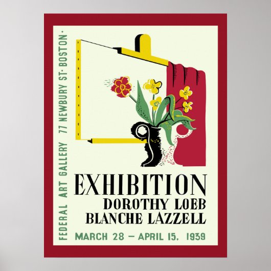 アメリカ女性画家展 ポスター (正面)