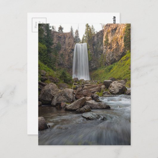 アメリカ威厳のある中部オレゴン州のトゥマロ秋 ポストカード (正面/裏面)